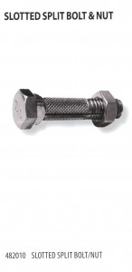 482010 slotted split bolt & nut