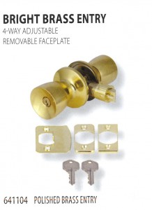 641104 BRIGHT BRASS ENTRY