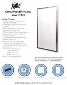 OUTSWING UTILITY DOOR SERIES 5140