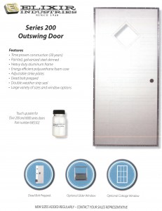 SERIES 200 OUTSWING DOOR